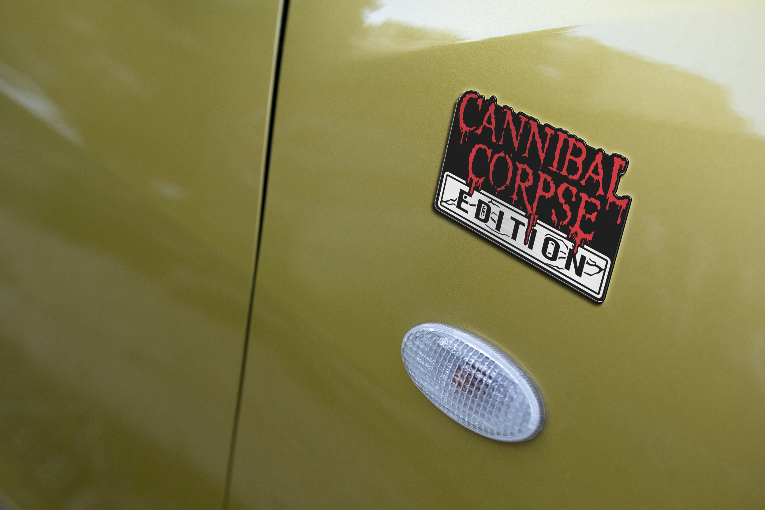 Car Name Emblem Badge mockup 3