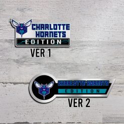Charlotte Hornets Edition Car Emblem