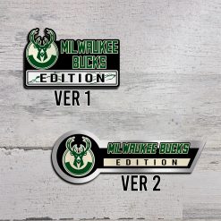 Milwaukee Bucks Edition Car Emblem