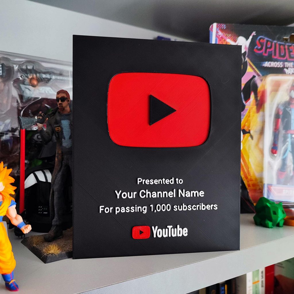 Custom YouTube Play Button Award – BohoPride