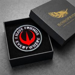 Star Wars Andor Button Pin – “I Have Friends Everywhere”
