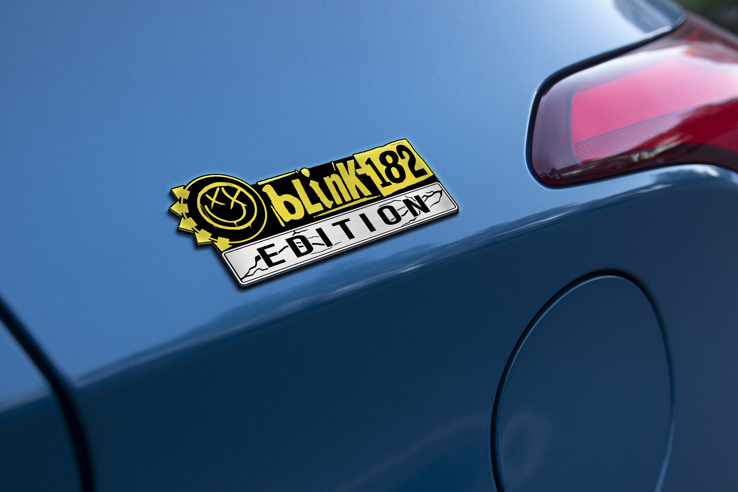 Car Name Emblem Badge mockup 1