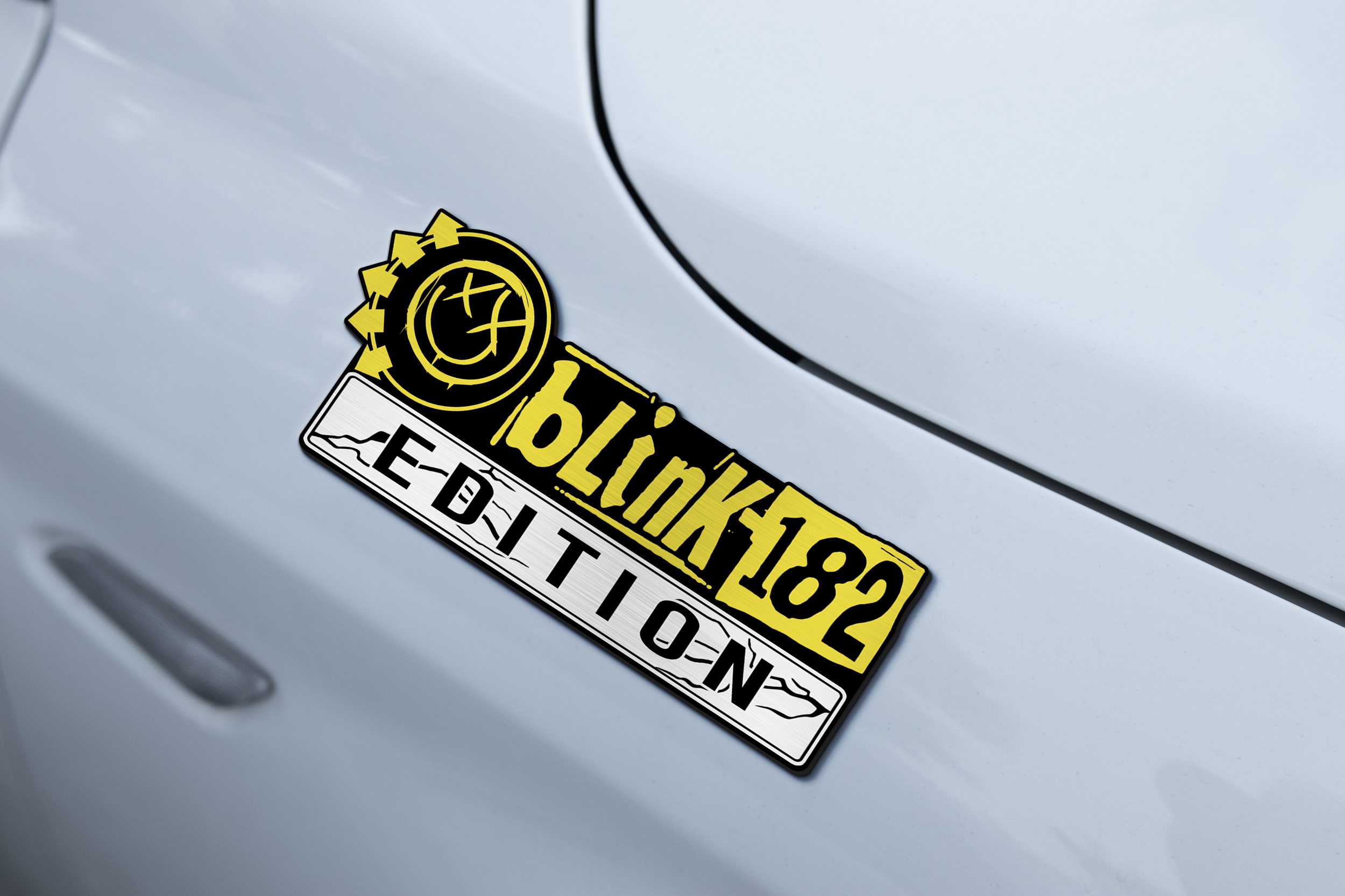 Car Name Emblem Badge mockup 2