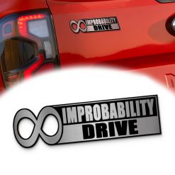 Infinite Improbability Drive Car Emblem