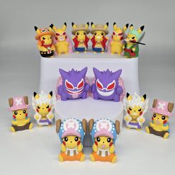 One Piece x Pokémon 3D Printed Crossover Figures