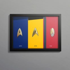 Star Trek Starfleet Timeline Aluminum Plaque