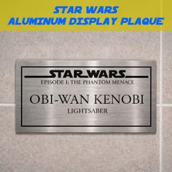 Star Wars Aluminum Display Plaque
