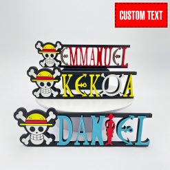 One Piece Custom Name Plate Desk Decor
