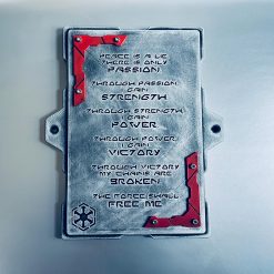 Sith Code Star Wars Wall Plaque