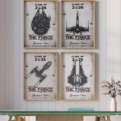 Star Wars Graduation Shadow Box Personalized