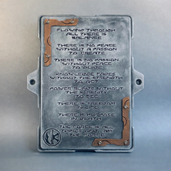 Gray Jedi Star Wars Code Wall Plaque