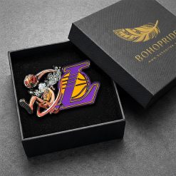 Straw Hat Pirate x Lakers Hard Button Pin