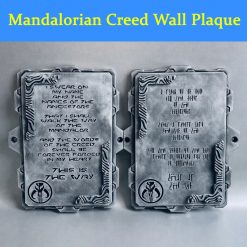 Star Wars Mandalorian Creed Wall Plaque