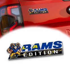 Los Angeles Rams Inspired Car Emblem