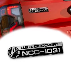 Star Trek USS Discovery (NCC-1031) Laser-Engraved Car Badge