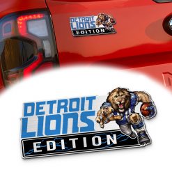 Detroit Lions Inspired Car Emblem Ver 2