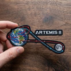 Artemis II Mission Flight Path Iron-On Patch