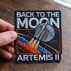Artemis II Back to the Moon Iron-On Patch