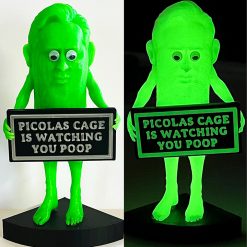 Picolas Cage Bathroom Buddy Figurine