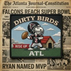 Snoopy Atlanta Falcons Iron-On Patch