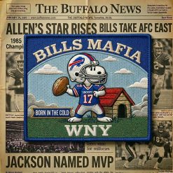 Snoopy Buffalo Bills Iron-On Patch