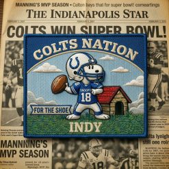 Snoopy Indianapolis Colts Iron-On Patch
