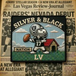 Snoopy Las Vegas Raiders Iron-On Patch