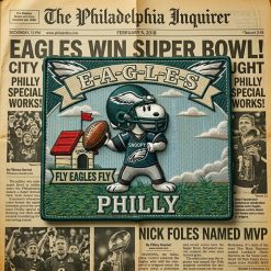 Snoopy Philadelphia Eagles Iron-On Patch