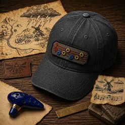 Zelda Song of Storms Ocarina Iron-On Patch