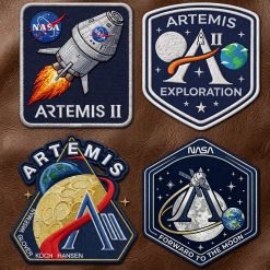 NASA Artemis II Embroidered Iron-On Patch
