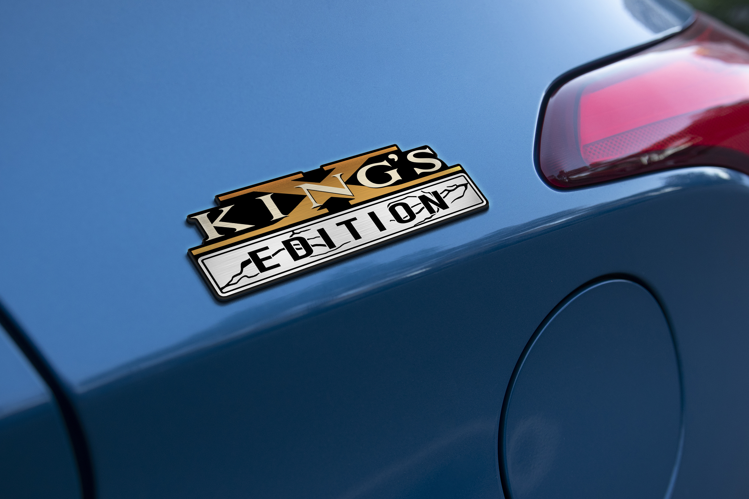 Car Name Emblem Badge mockup 1