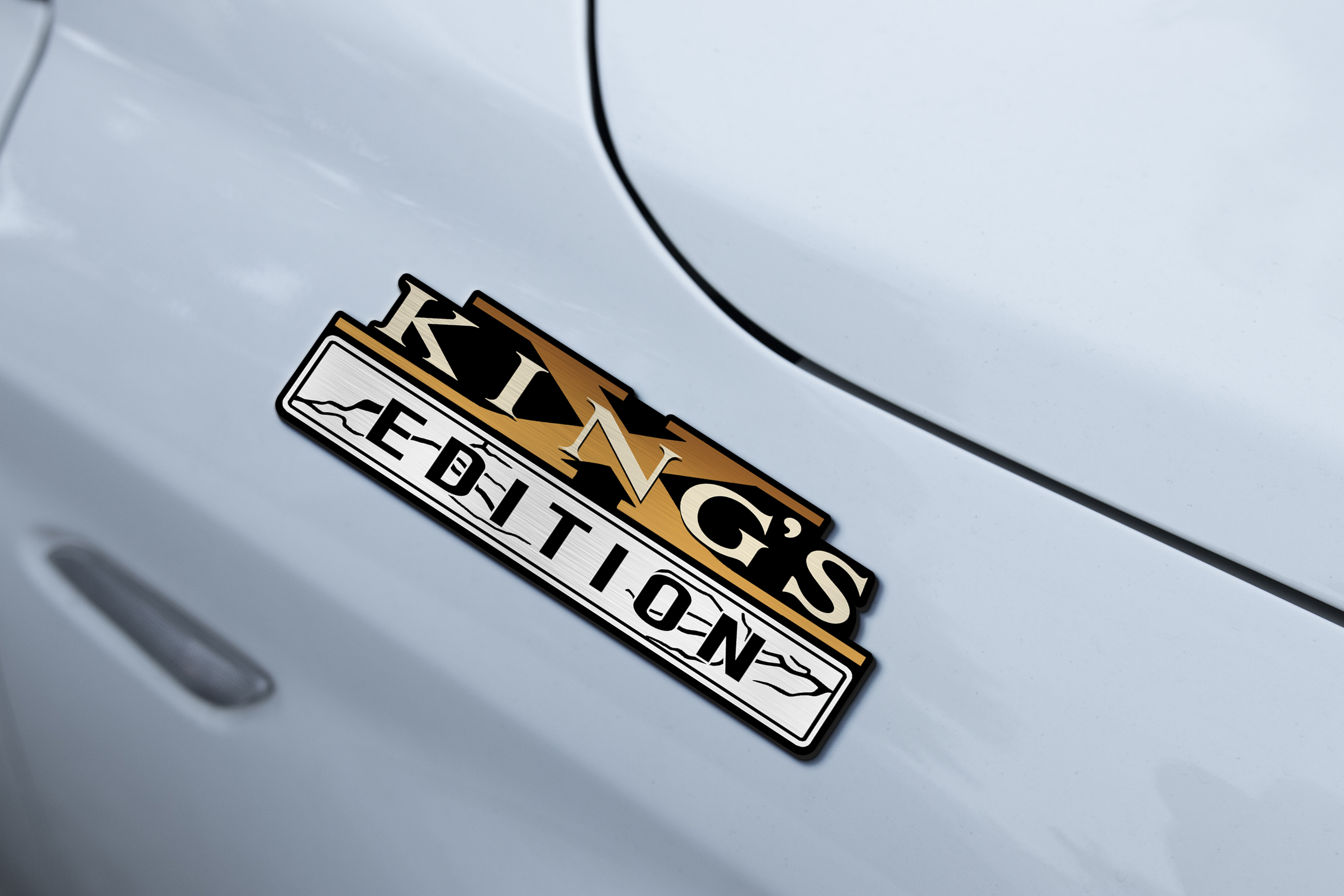 Car Name Emblem Badge mockup 2
