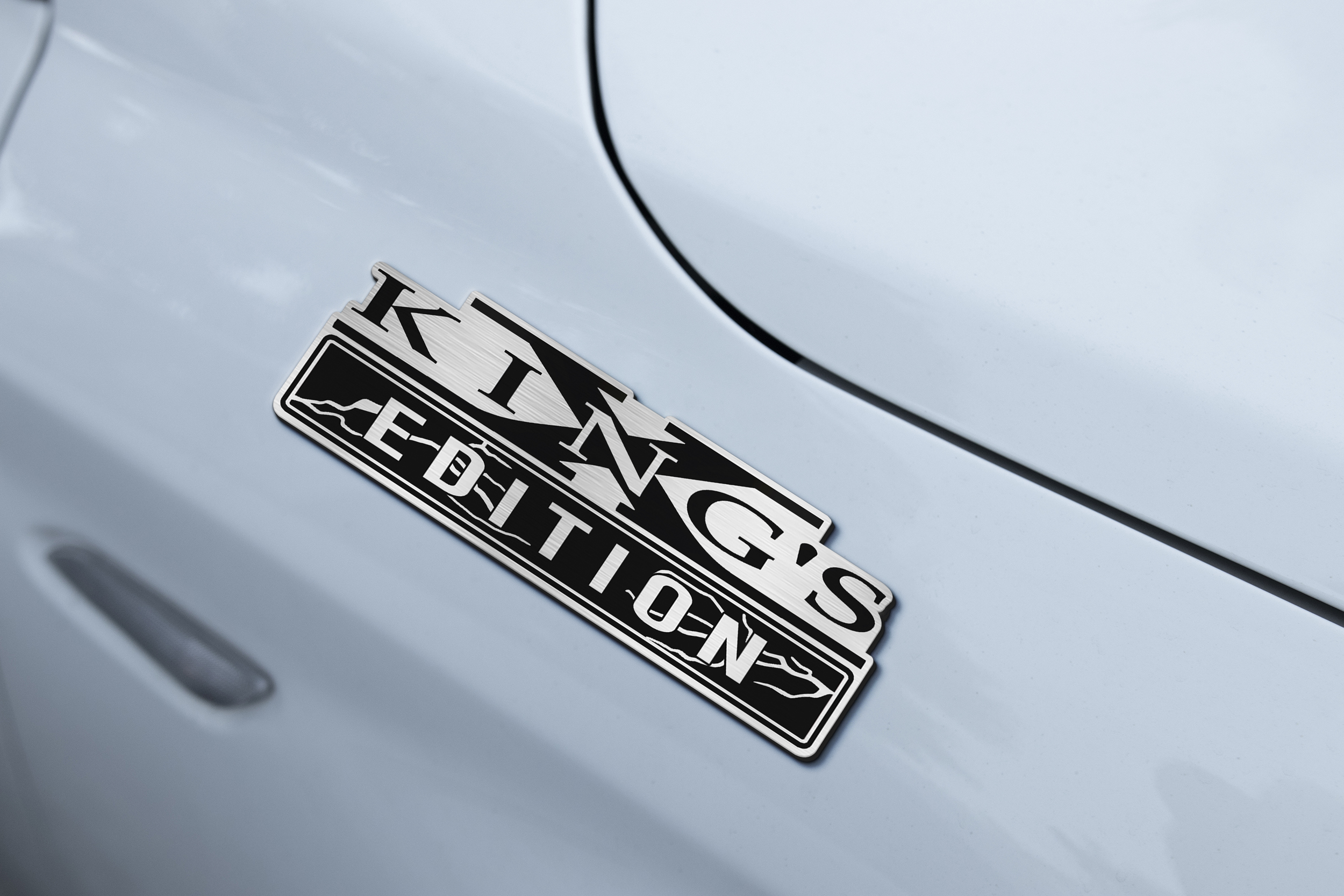 Car Name Emblem Badge mockup 2