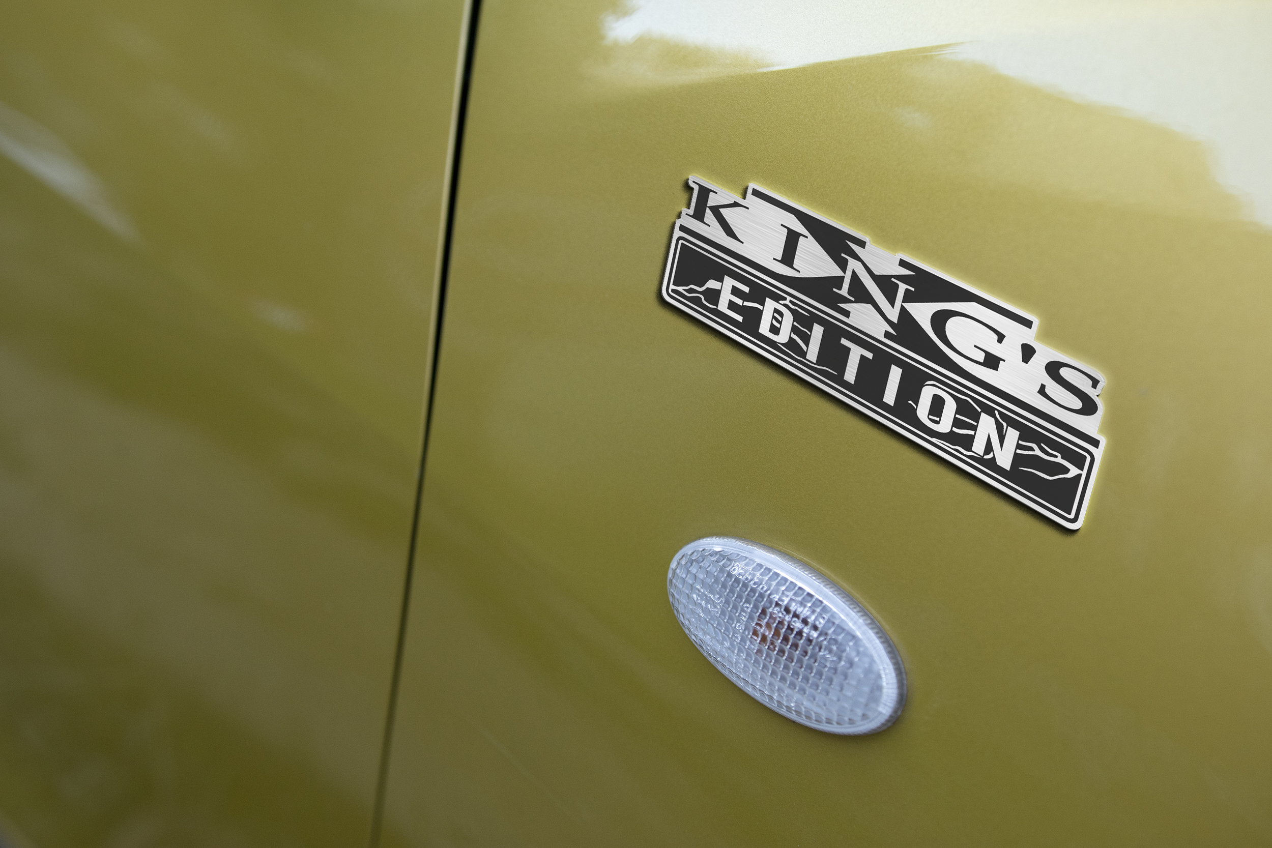 Car Name Emblem Badge mockup 3