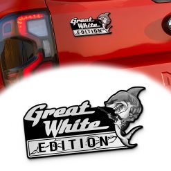 Great White Edition Car Emblem