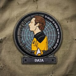 Star Trek Lt. Commander Data Embroidered Iron-On Patch