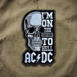 ACDC “Highway to Hell” Embroidered Iron-On Patch