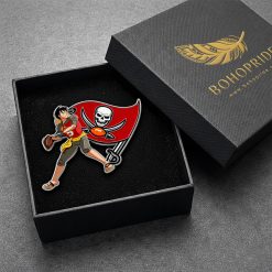 One Piece Inspired Tampa Bay Buccaneers Button Pin