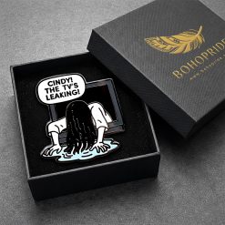 Samara “The TV’s Leaking” Button Pin