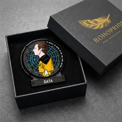 Star Trek Lt. Commander Data Button Pin