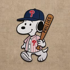 Philadelphia Phillies Inspired Snoopy Iron-On Patch