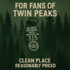 Twin Peaks Hotel Key Tag Tribute