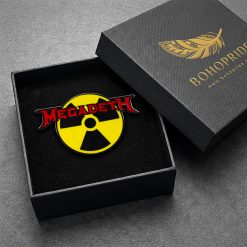 Megadeth Radiation Logo Button Pin