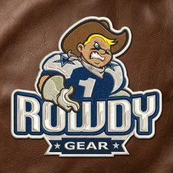 Rowdy Mascot Embroidered Iron-On Patch