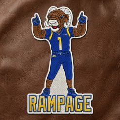 Rampage Mascot Embroidered Iron-On Patch