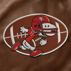 San Francisco 49ers Inspired Snoopy Iron-On Patch