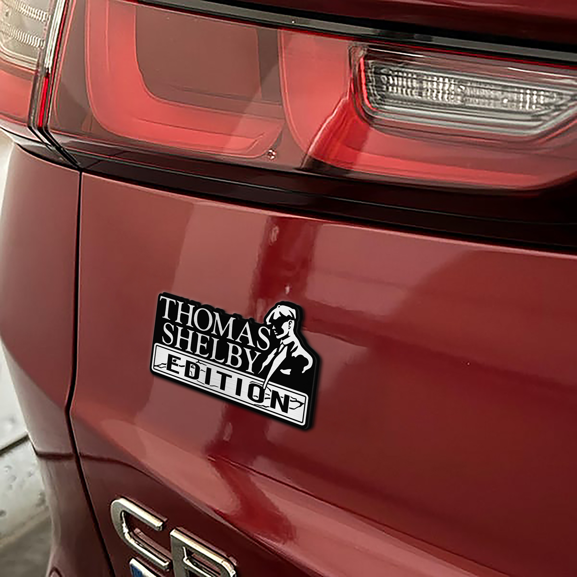 Car Name Emblem Badge Mockup 7