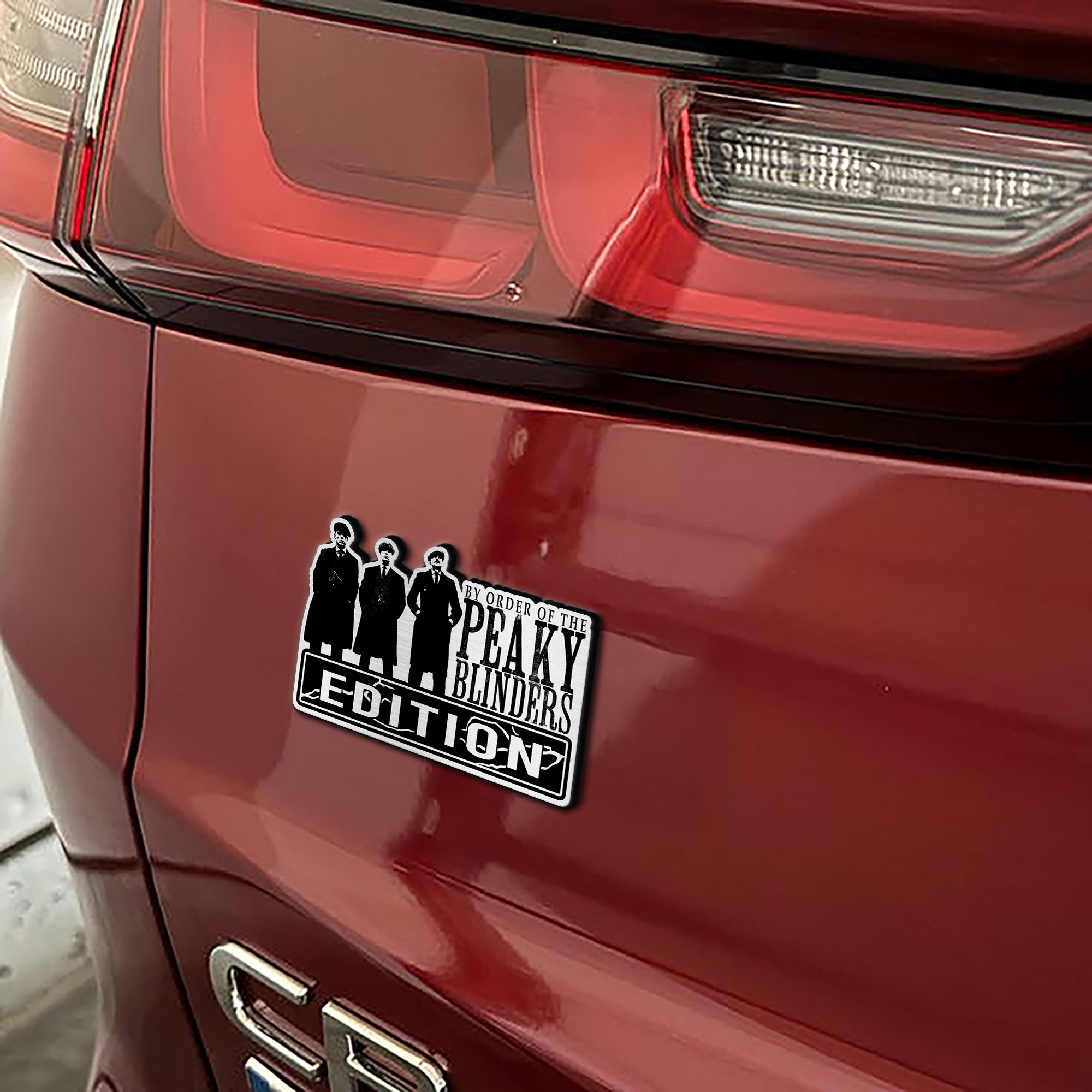 Car Name Emblem Badge Mockup 7