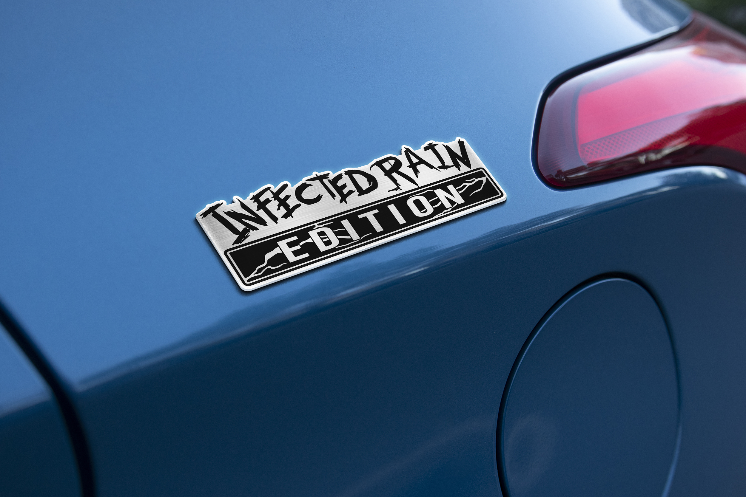 Car Name Emblem Badge mockup 1