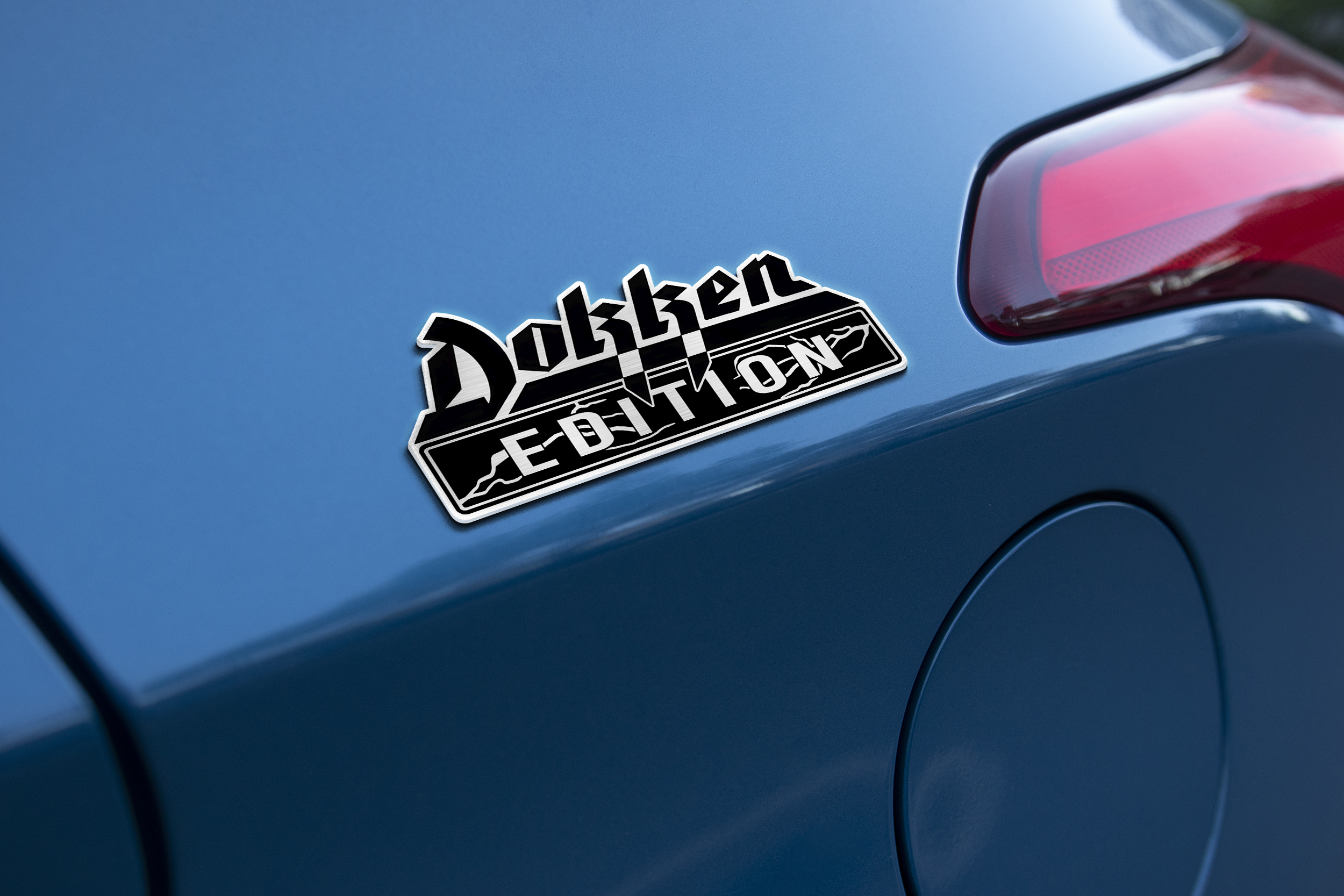 Car Name Emblem Badge mockup 1